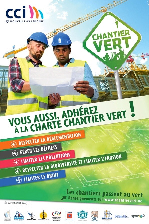 affiche chantier vert