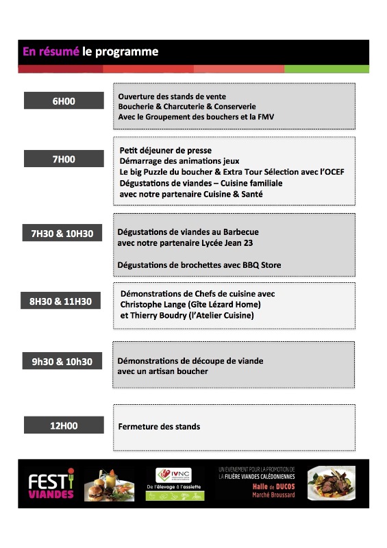 Programme Festiviandes