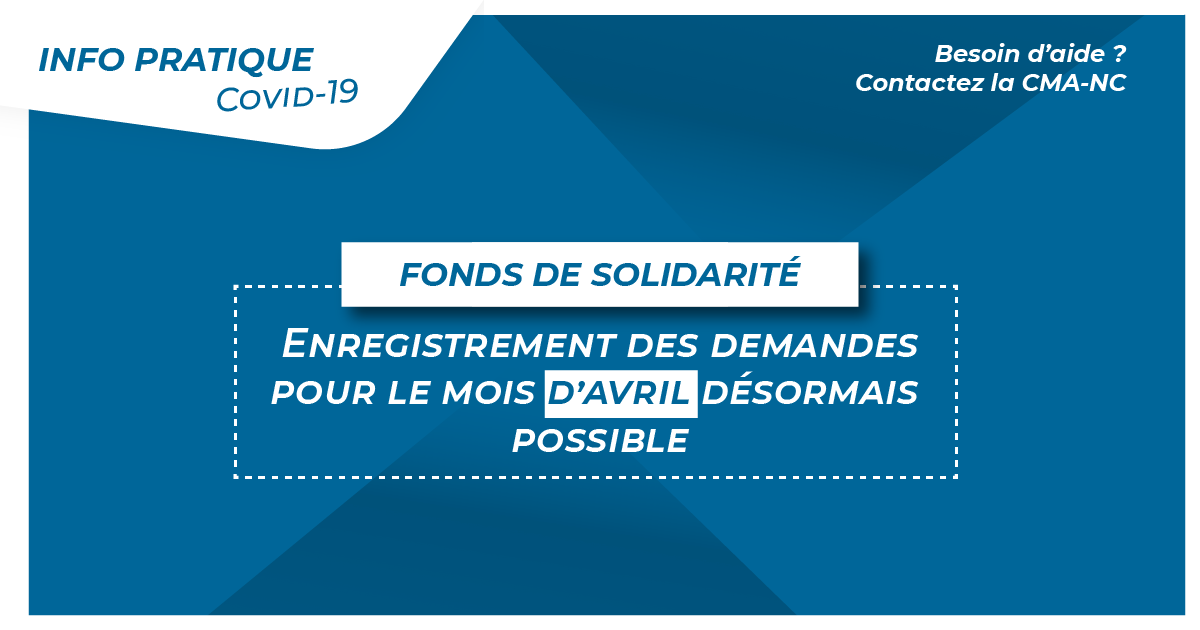 fonds solidarite aides nc avril