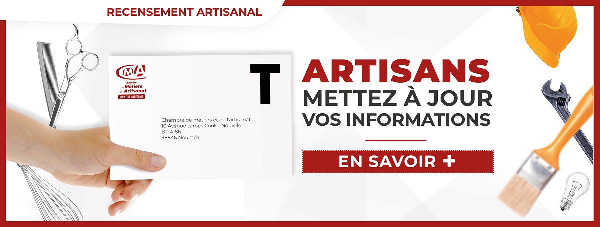 recensement artisanal 2020